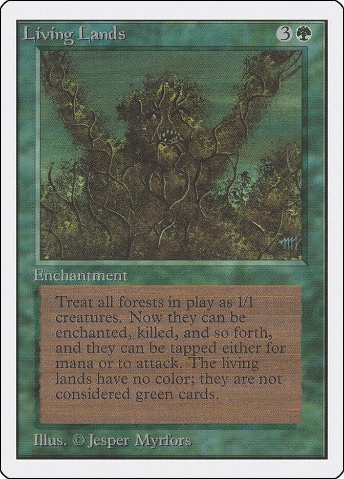 Living Lands card from Unlimited Edition