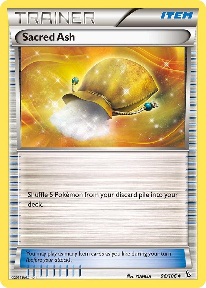 Sacred Ash 96/106 card from XY - Flashfire