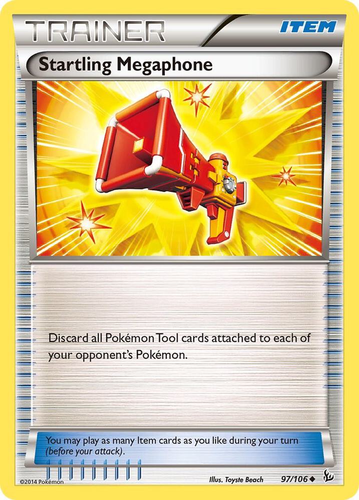 Startling Megaphone 97/106 card from XY - Flashfire