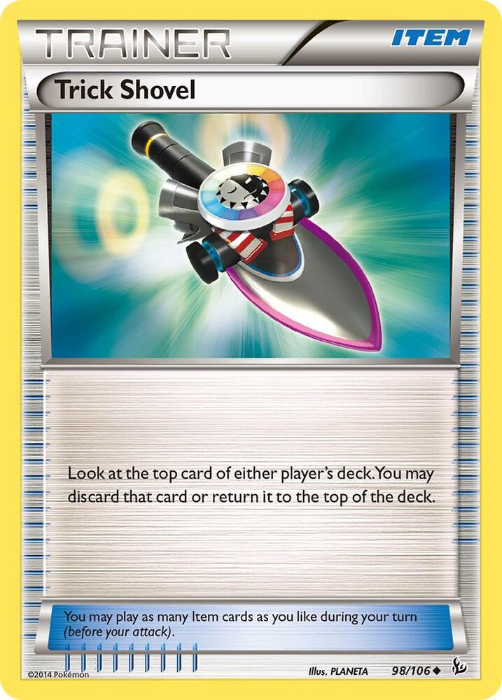 Trick Shovel 98/106 card from XY - Flashfire