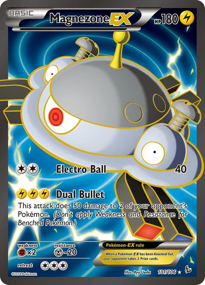 Magnezone EX (101 Full Art) 101/106 card from XY - Flashfire