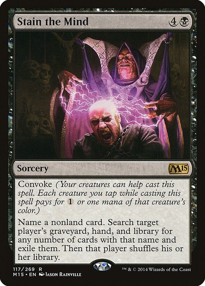 Stain the Mind 117 card from Magic 2015 (M15)