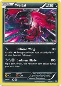 Yveltal - 78/146 (Cracked Ice Holo) 078/146 card from Deck Exclusives