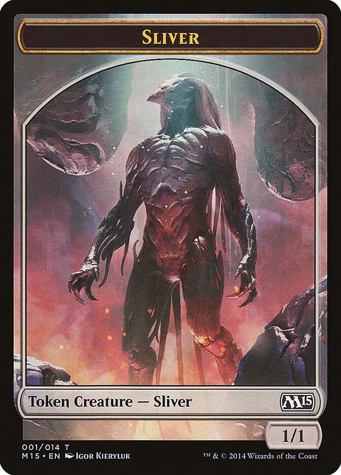 Sliver Token 1 card from Magic 2015 (M15)
