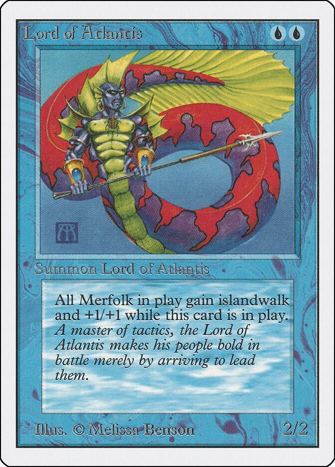 Lord of Atlantis card from Unlimited Edition
