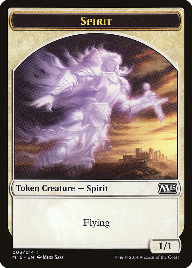 Spirit Token 3 card from Magic 2015 (M15)