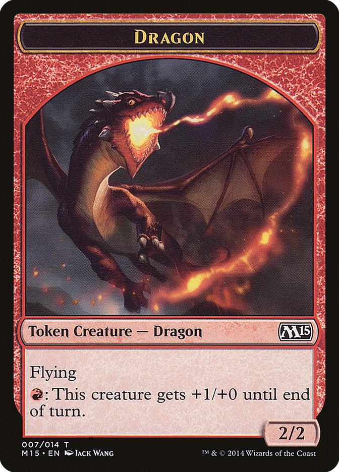 Dragon Token 7 card from Magic 2015 (M15)