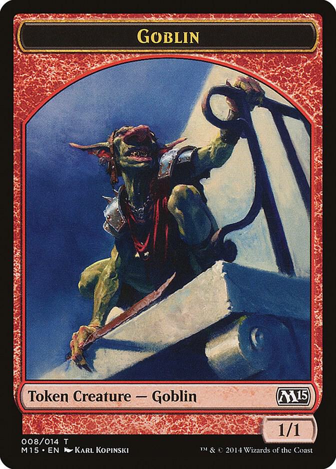 Goblin Token 8 card from Magic 2015 (M15)