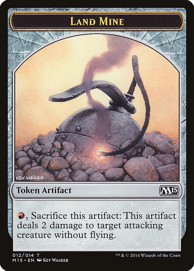 Land Mine Token 12 card from Magic 2015 (M15)