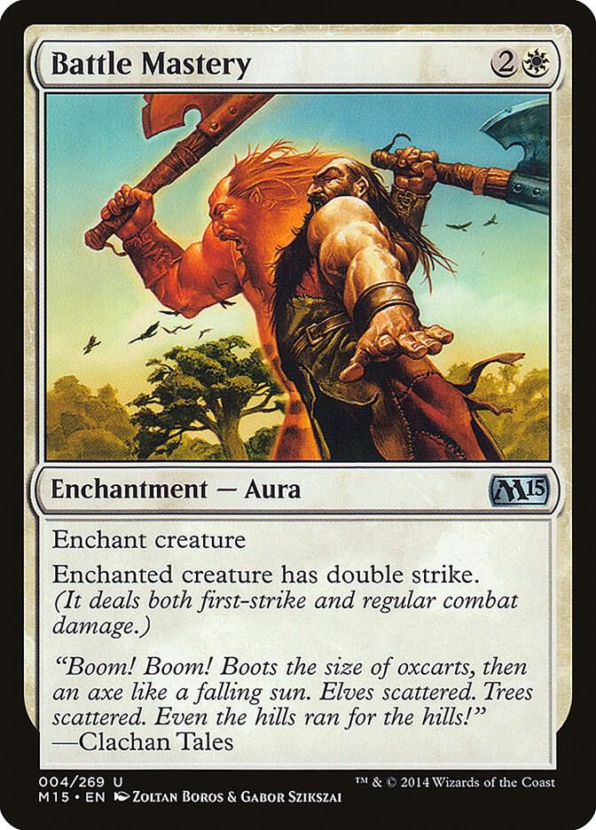 Battle Mastery 4 card from Magic 2015 (M15)