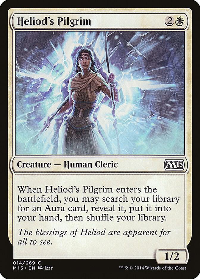 Heliod's Pilgrim 14 card from Magic 2015 (M15)
