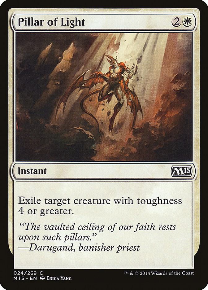 Pillar of Light 24 card from Magic 2015 (M15)