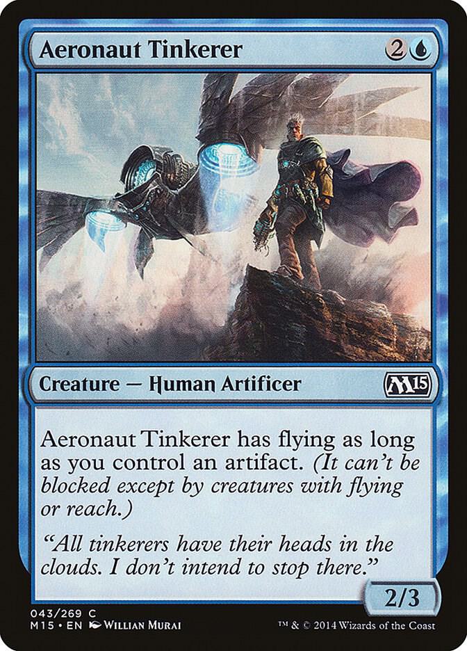 Aeronaut Tinkerer 43 card from Magic 2015 (M15)