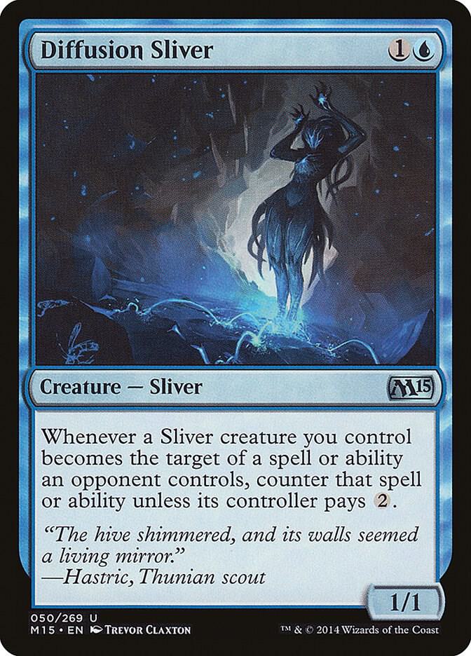 Diffusion Sliver 50 card from Magic 2015 (M15)