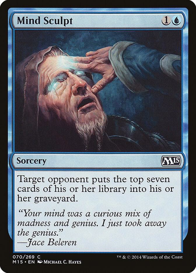Mind Sculpt 70 card from Magic 2015 (M15)