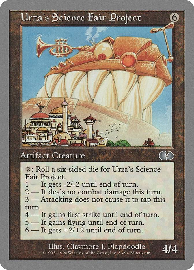 Urza's Science Fair Project 83 card from Unglued