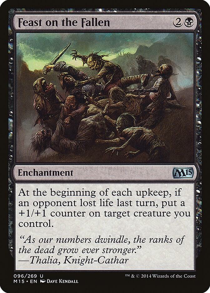 Feast on the Fallen 96 card from Magic 2015 (M15)