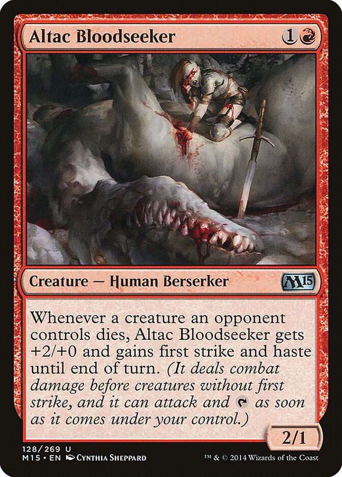 Altac Bloodseeker 128 card from Magic 2015 (M15)