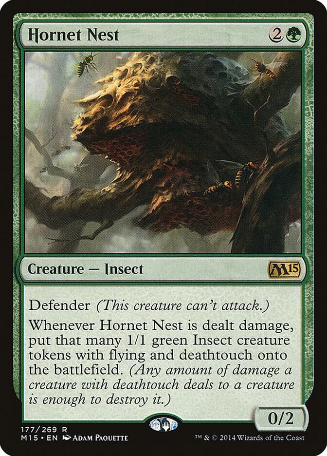 Hornet Nest 177 card from Magic 2015 (M15)
