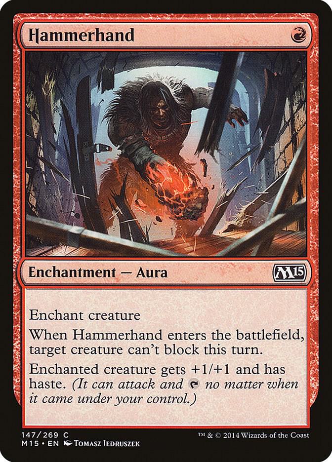 Hammerhand 147 card from Magic 2015 (M15)