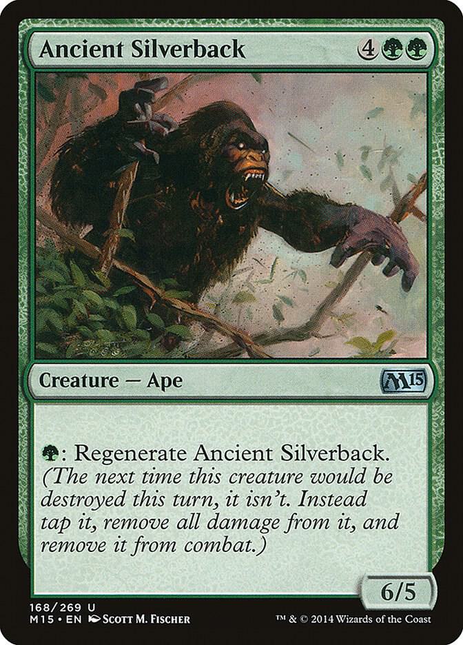 Ancient Silverback 168 card from Magic 2015 (M15)