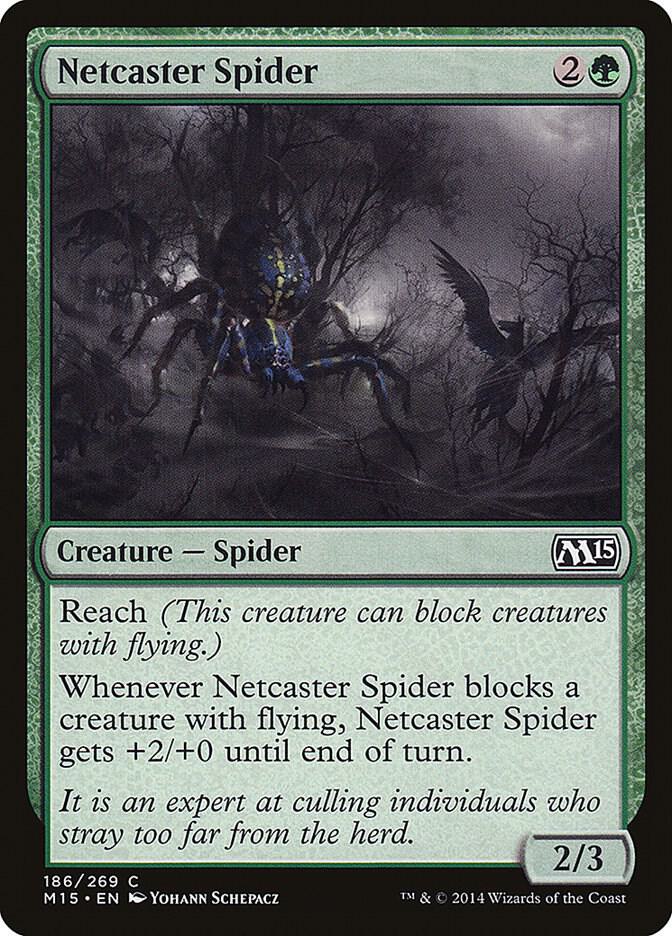 Netcaster Spider 186 card from Magic 2015 (M15)
