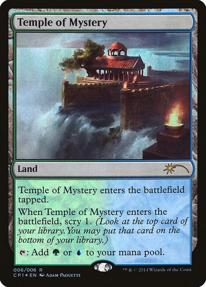 Temple of Mystery 6 card from Unique and Miscellaneous Promos