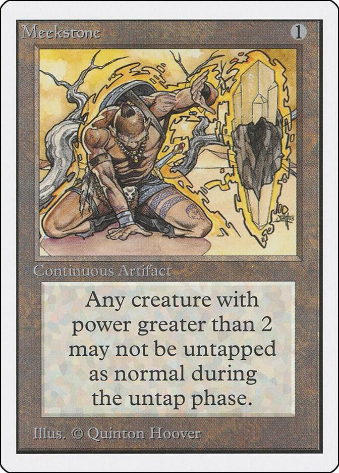 Meekstone card from Unlimited Edition