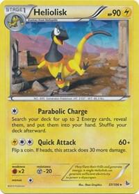 Heliolisk - 37/106 (XY Flashfire) 037/106 card from Deck Exclusives