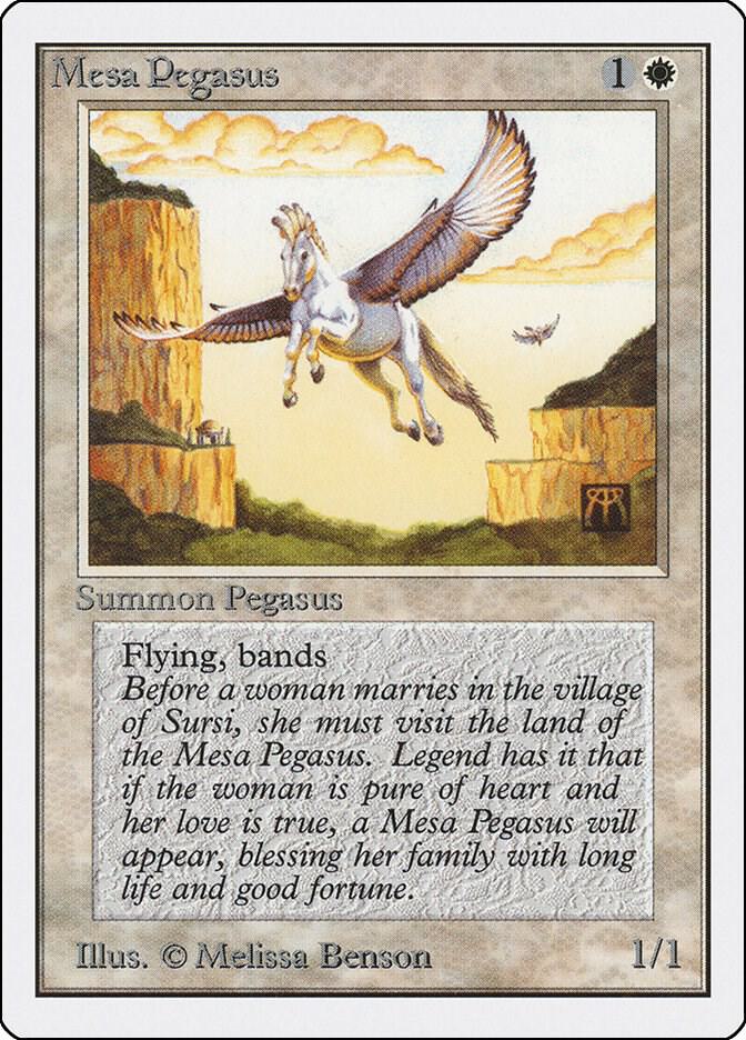 Mesa Pegasus card from Unlimited Edition