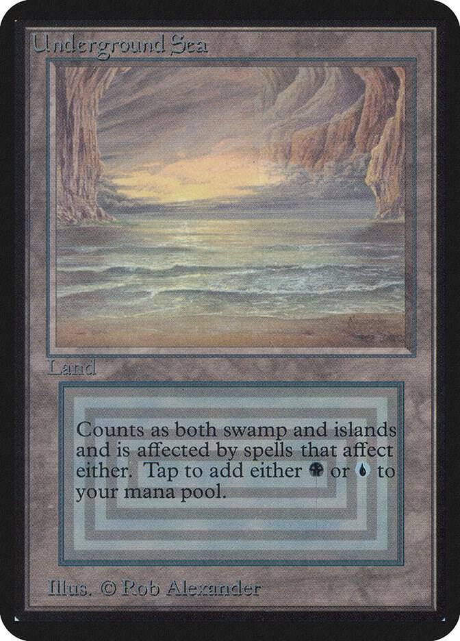 Underground Sea card from Alpha Edition