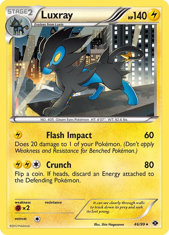 Luxray 46/99 card from Next Destinies
