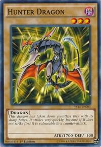 Hunter Dragon YS14-EN003 card from Super Starter: Space-Time Showdown