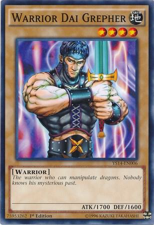 Warrior Dai Grepher YS14-EN006 card from Super Starter: Space-Time Showdown