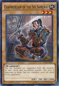 Chamberlain of the Six Samurai YS14-EN007 card from Super Starter: Space-Time Showdown