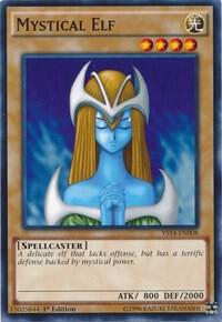 Mystical Elf YS14-EN008 card from Super Starter: Space-Time Showdown