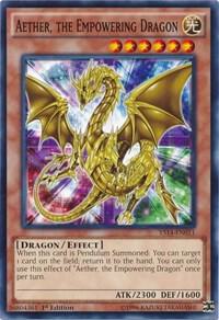 Aether, the Empowering Dragon YS14-EN011 card from Super Starter: Space-Time Showdown