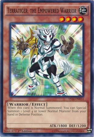 Terratiger, the Empowered Warrior YS14-EN014 card from Super Starter: Space-Time Showdown