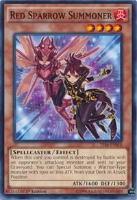 Red Sparrow Summoner YS14-EN018 card from Super Starter: Space-Time Showdown