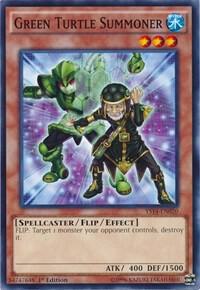Green Turtle Summoner YS14-EN020 card from Super Starter: Space-Time Showdown