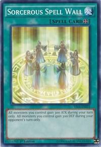 Sorcerous Spell Wall YS14-EN021 card from Super Starter: Space-Time Showdown