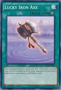 Lucky Iron Axe YS14-EN027 card from Super Starter: Space-Time Showdown