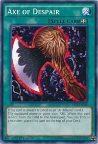 Axe of Despair YS14-EN026 card from Super Starter: Space-Time Showdown