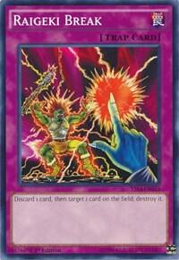 Raigeki Break YS14-EN033 card from Super Starter: Space-Time Showdown