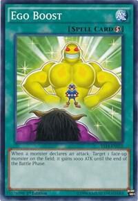 Ego Boost YS14-EN025 card from Super Starter: Space-Time Showdown