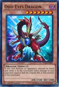 Odd-Eyes Dragon YS14-ENA01 card from Super Starter: Space-Time Showdown Power-Up Pack