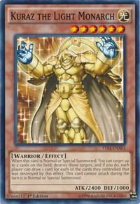 Kuraz the Light Monarch YS14-ENA03 card from Super Starter: Space-Time Showdown Power-Up Pack