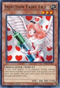Injection Fairy Lily YS14-ENA07 card from Super Starter: Space-Time Showdown Power-Up Pack