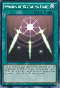 Swords of Revealing Light YS14-ENA11 card from Super Starter: Space-Time Showdown Power-Up Pack