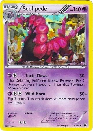 Scolipede - 40/98 (BW Emerging Powers) 040/098 card from Deck Exclusives